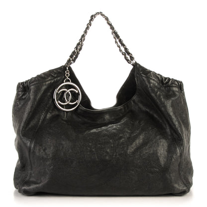 Chanel Distressed Caviar XL Coco Cabas Black 1 of 6