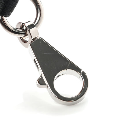 Hermes Toile Swift 25mm Grand Mousquetons Sangle Cavale Shoulder Strap Noisette Black 6 of 9
