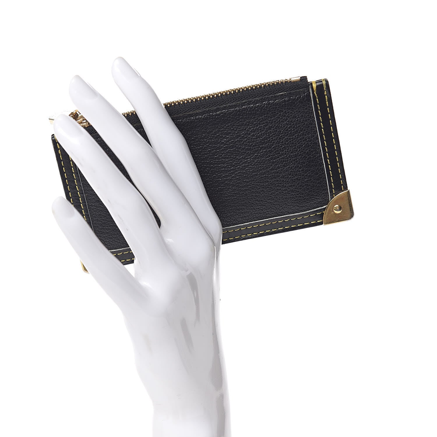 Louis Vuitton Suhali Key Pouch Black 2 of 10