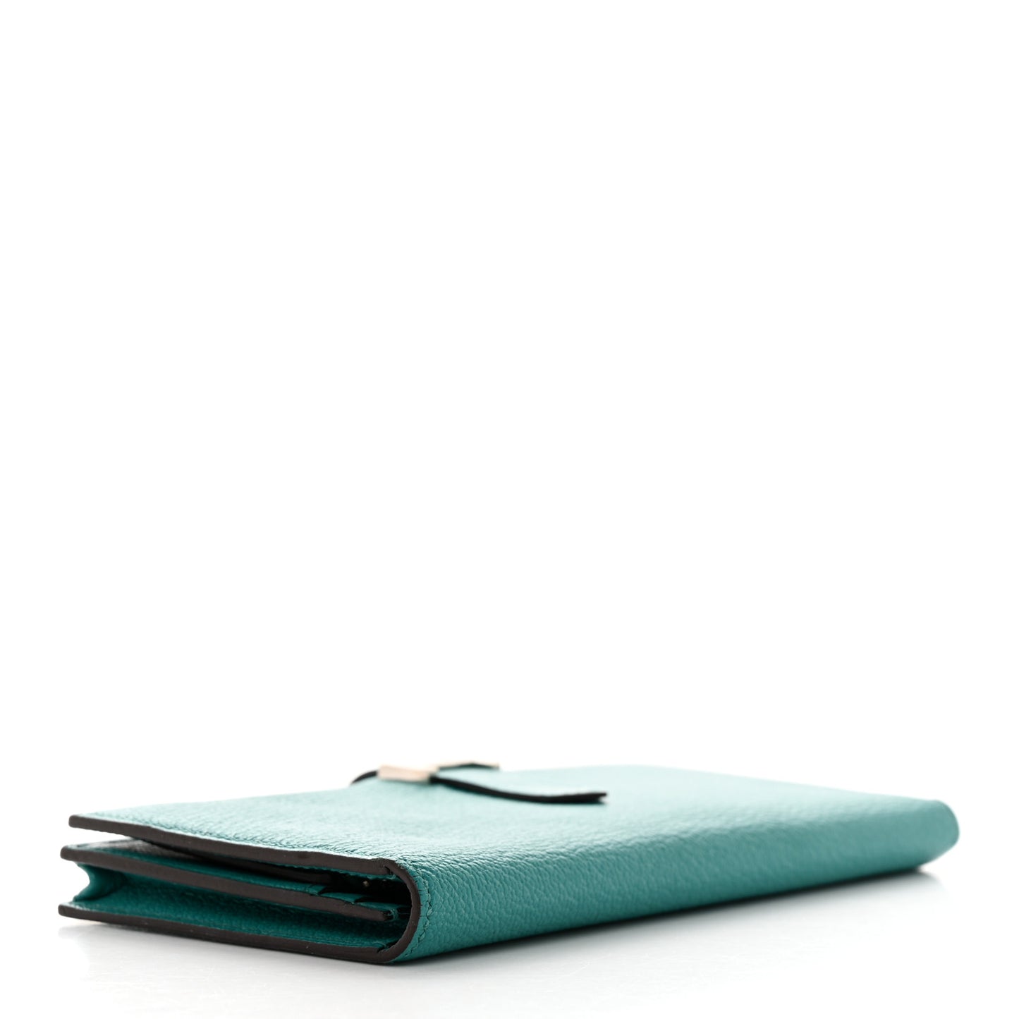 Chèvre Mysore Bearn Gusset Wallet Bleu Paon