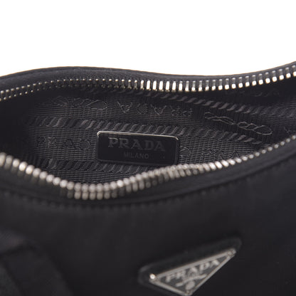 Prada Nylon Re-Edition 2005 Shoulder Bag Black 6 of 11