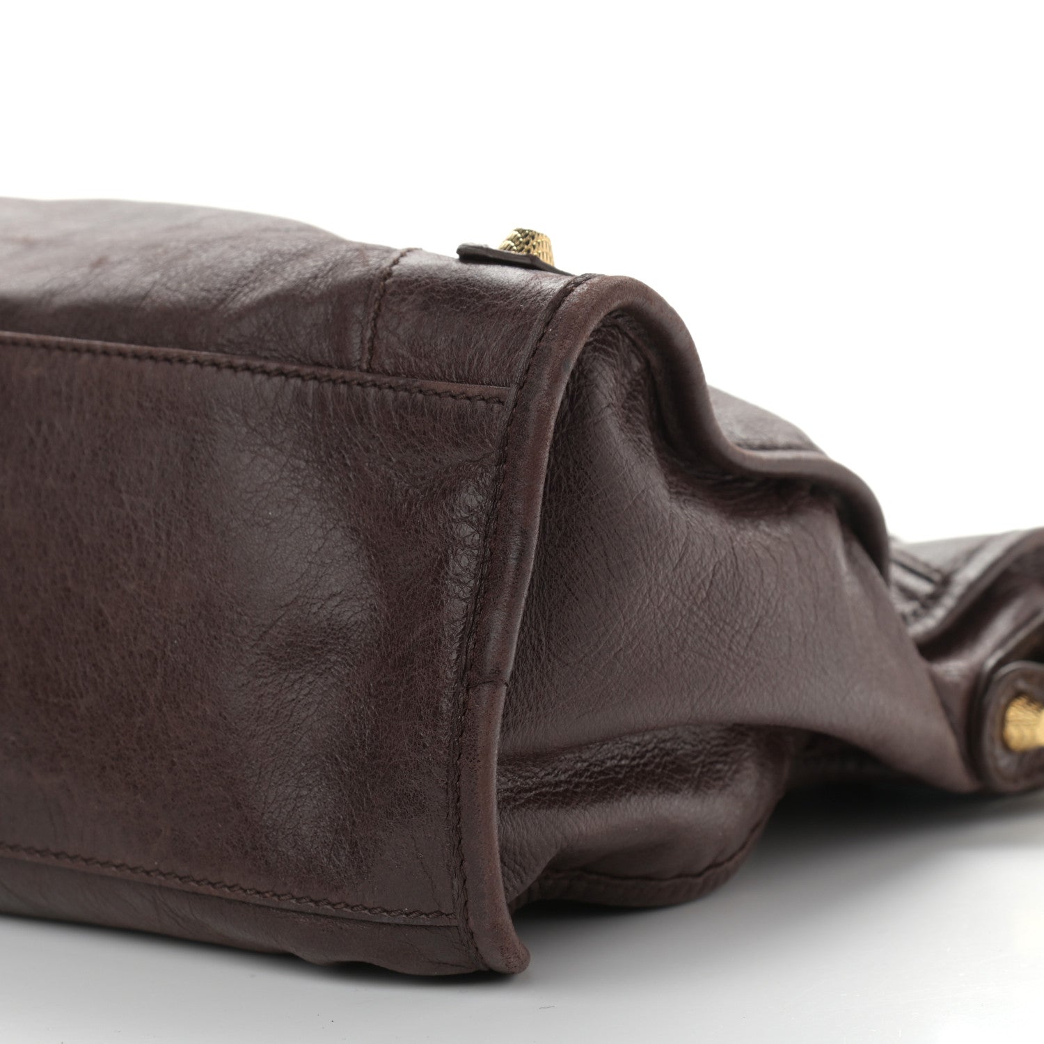 Balenciaga Agneau Giant 12 Gold Hardware City Cigare Fonce 16 of 22
