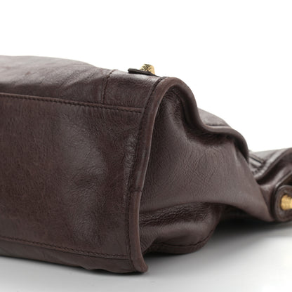 Balenciaga Agneau Giant 12 Gold Hardware City Cigare Fonce 16 of 22