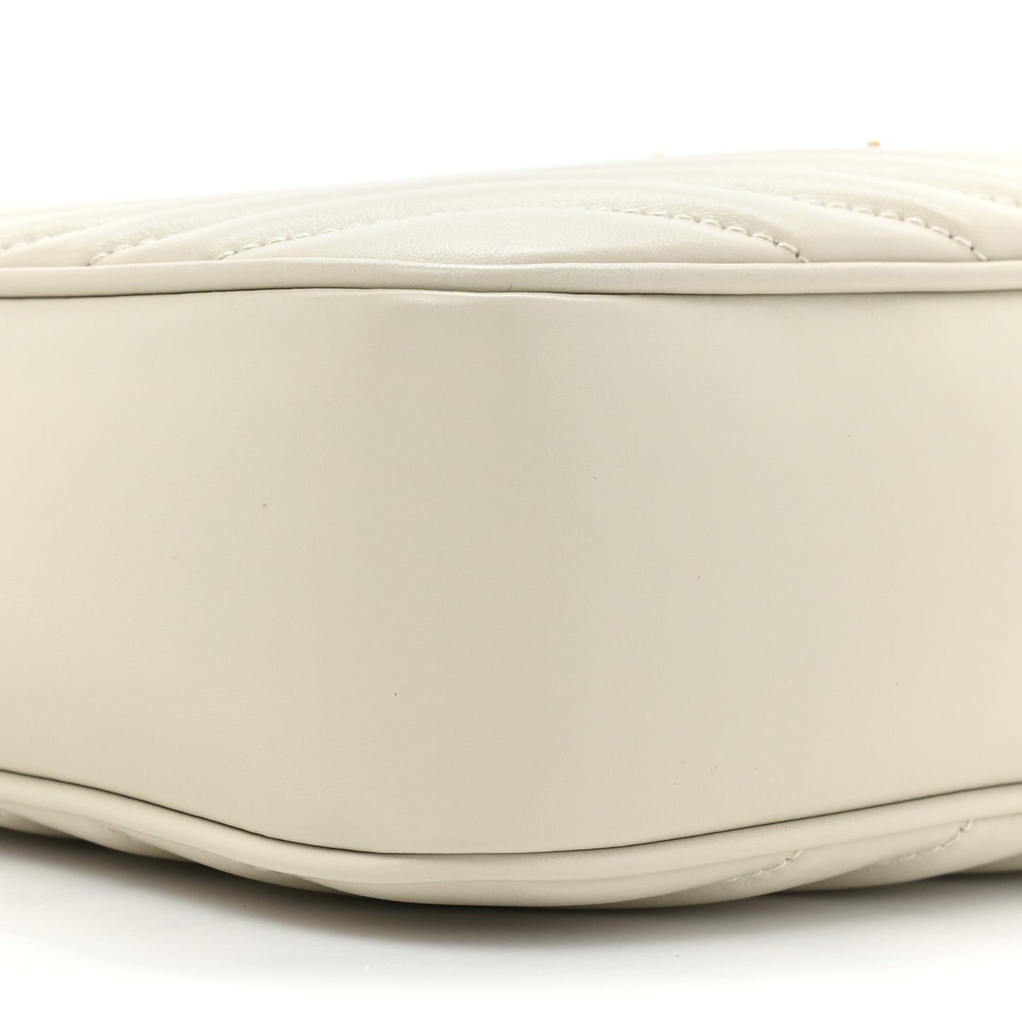Calfskin Matelasse Monogram Lou Camera Bag Crema Soft