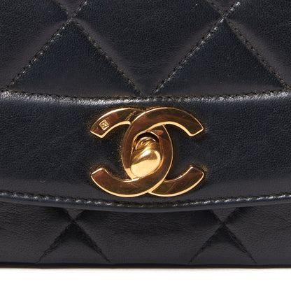 Chanel Lambskin Quilted Medium Single Flap Black 7 of 10