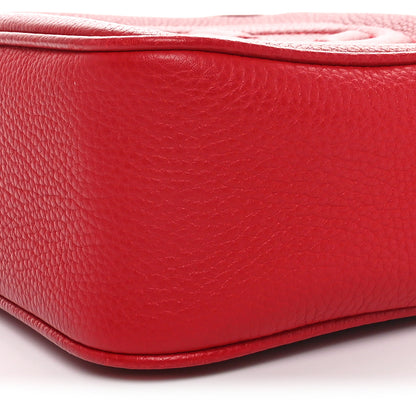 Gucci Pebbled Calfskin Small Soho Disco Bag Tabasco Red 10 of 10
