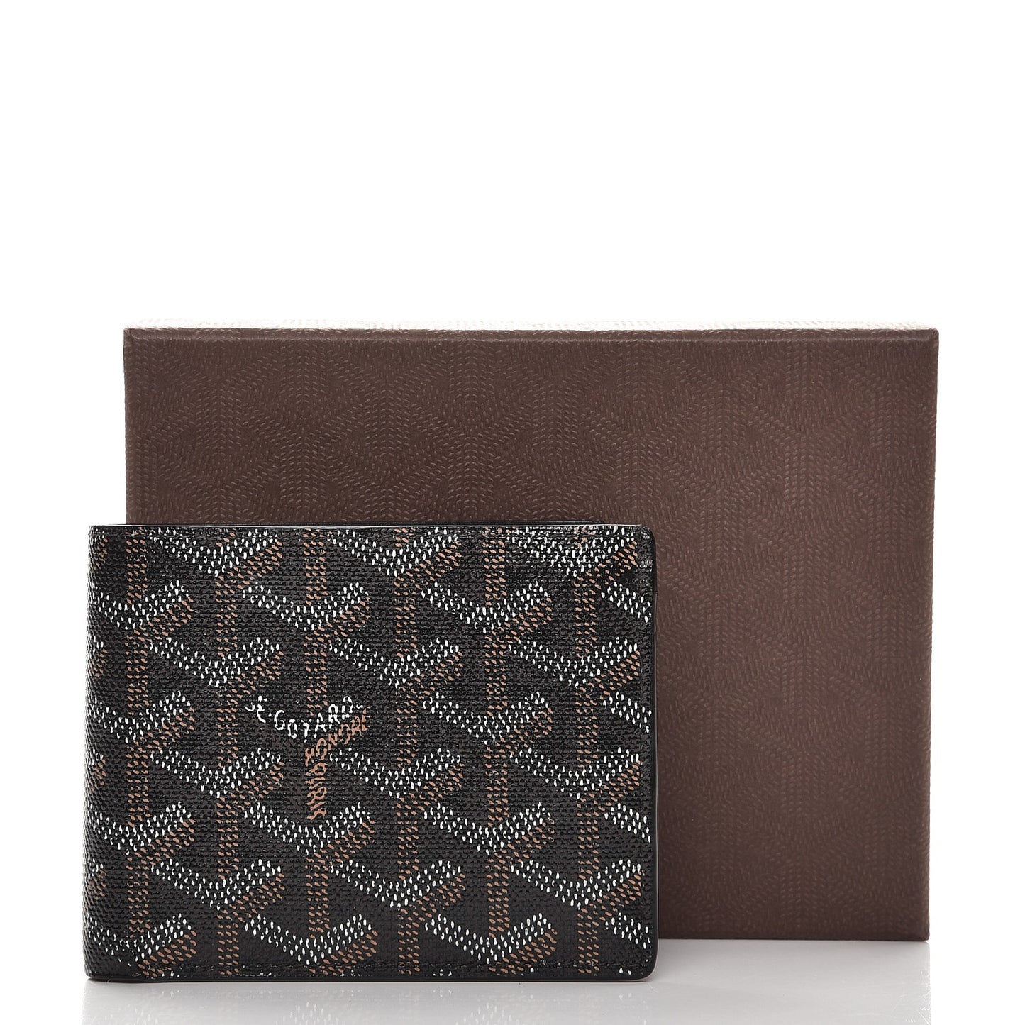 Goyardine Bi-Fold Victoire PM Wallet Black