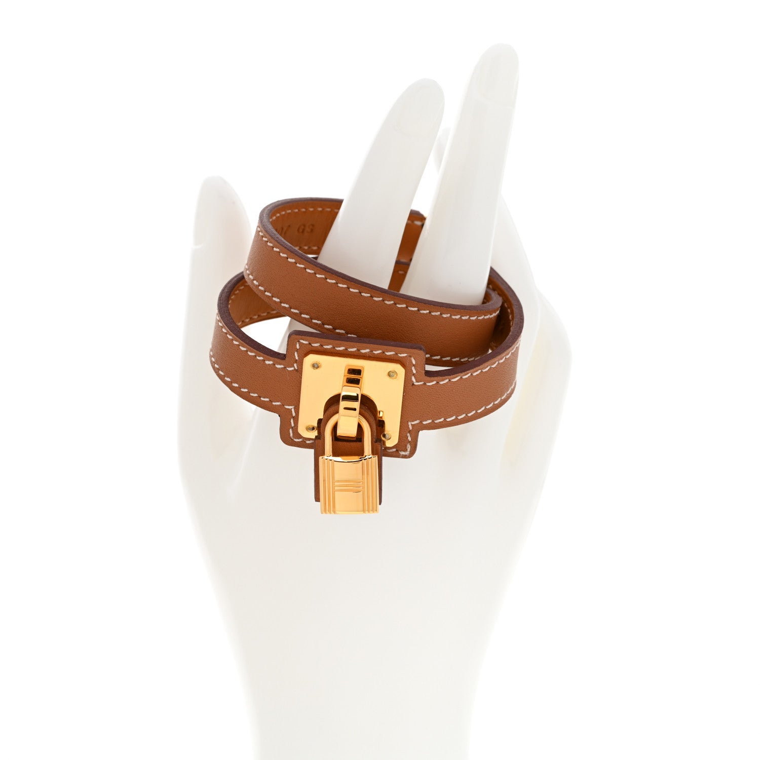Hermes Swift O'Kelly Double Tour Bracelet Gold 2 of 7
