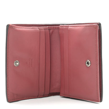 Gucci GG Supreme Monogram Blooms Card Case Beige Multicolor Dry Rose 5 of 7