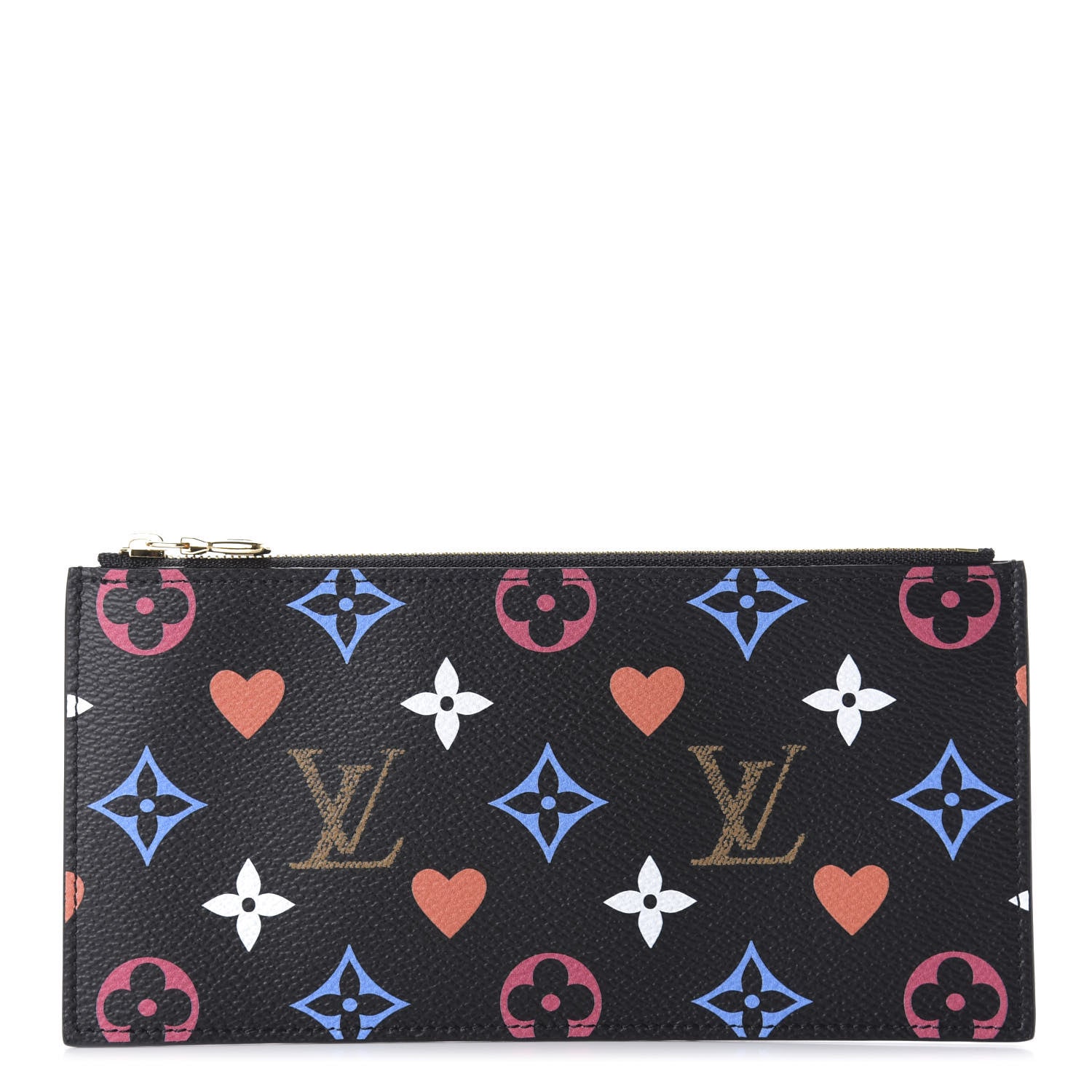 Louis Vuitton Game On Felicie Chain Wallet Zippered Insert Black 1 of 9