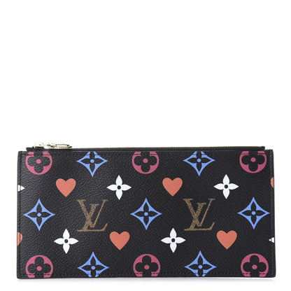 Louis Vuitton Game On Felicie Chain Wallet Zippered Insert Black 1 of 9
