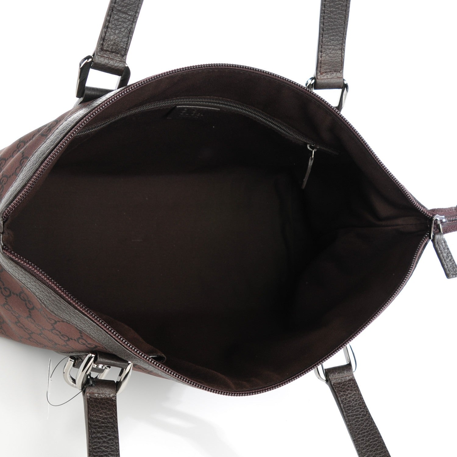 Gucci Nylon Monogram Medium Abbey Tote Dark Brown 5 of 7