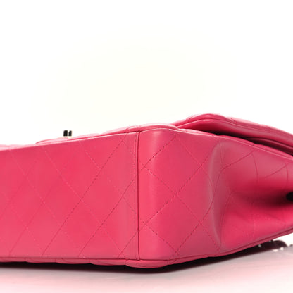 Chanel Lambskin Quilted Maxi Double Flap Fuchsia 10 of 10