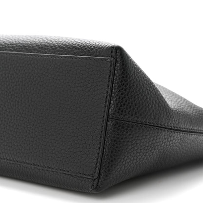Valentino Garavani Grained Calfskin Small Rockstud Shoulder Tote Black 9 of 12