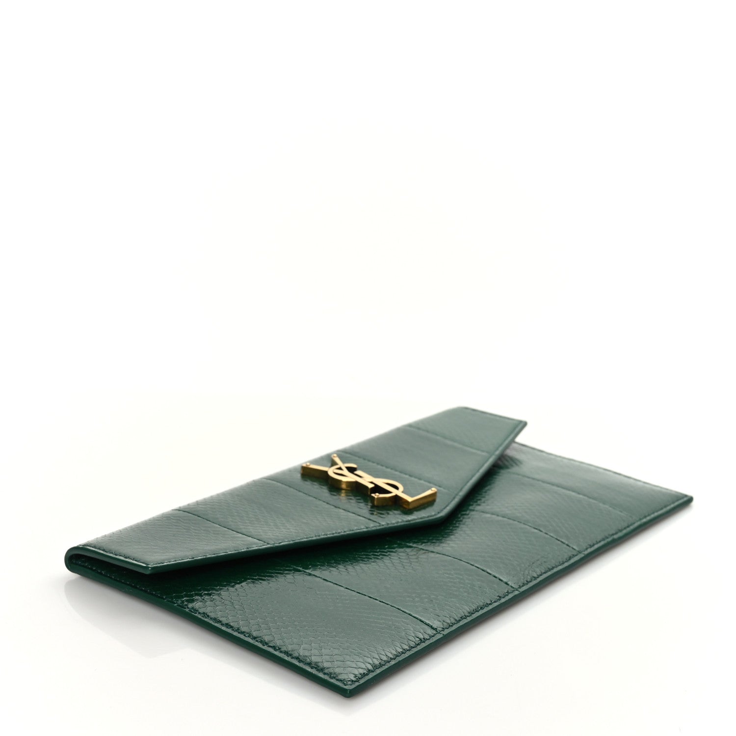 Saint Laurent Ayers Uptown Monogram Pouch Verte Praire 4 of 6
