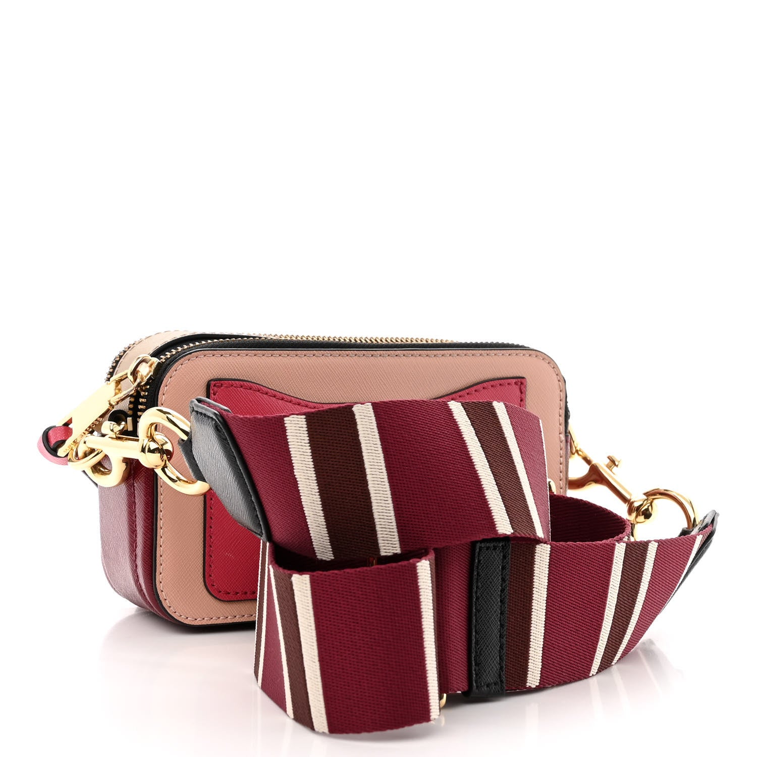 Marc Jacobs Saffiano Small Snapshot Camera Bag Rose Multicolor 3 of 10