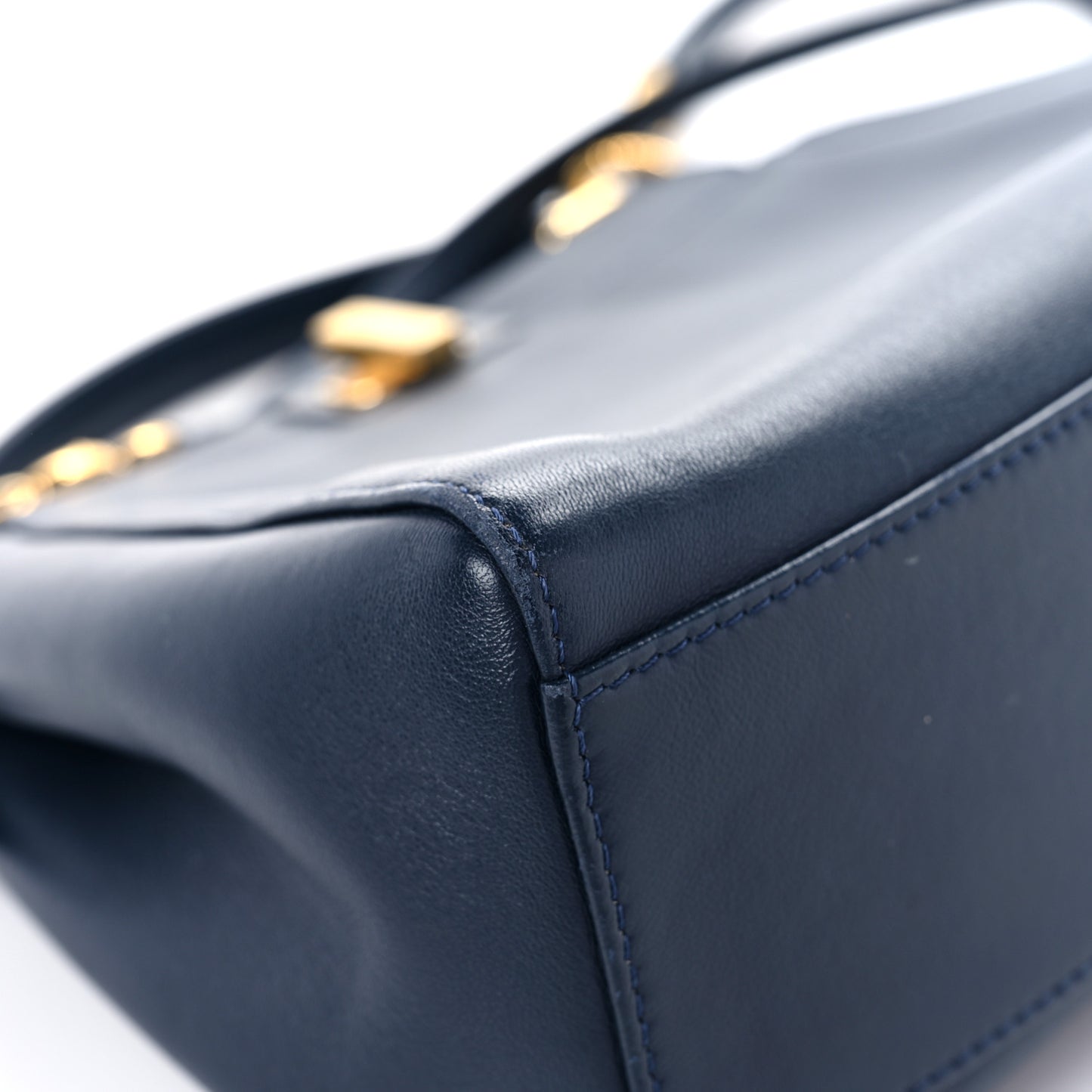 Nappa Mini Peekaboo Iconic Satchel Navy