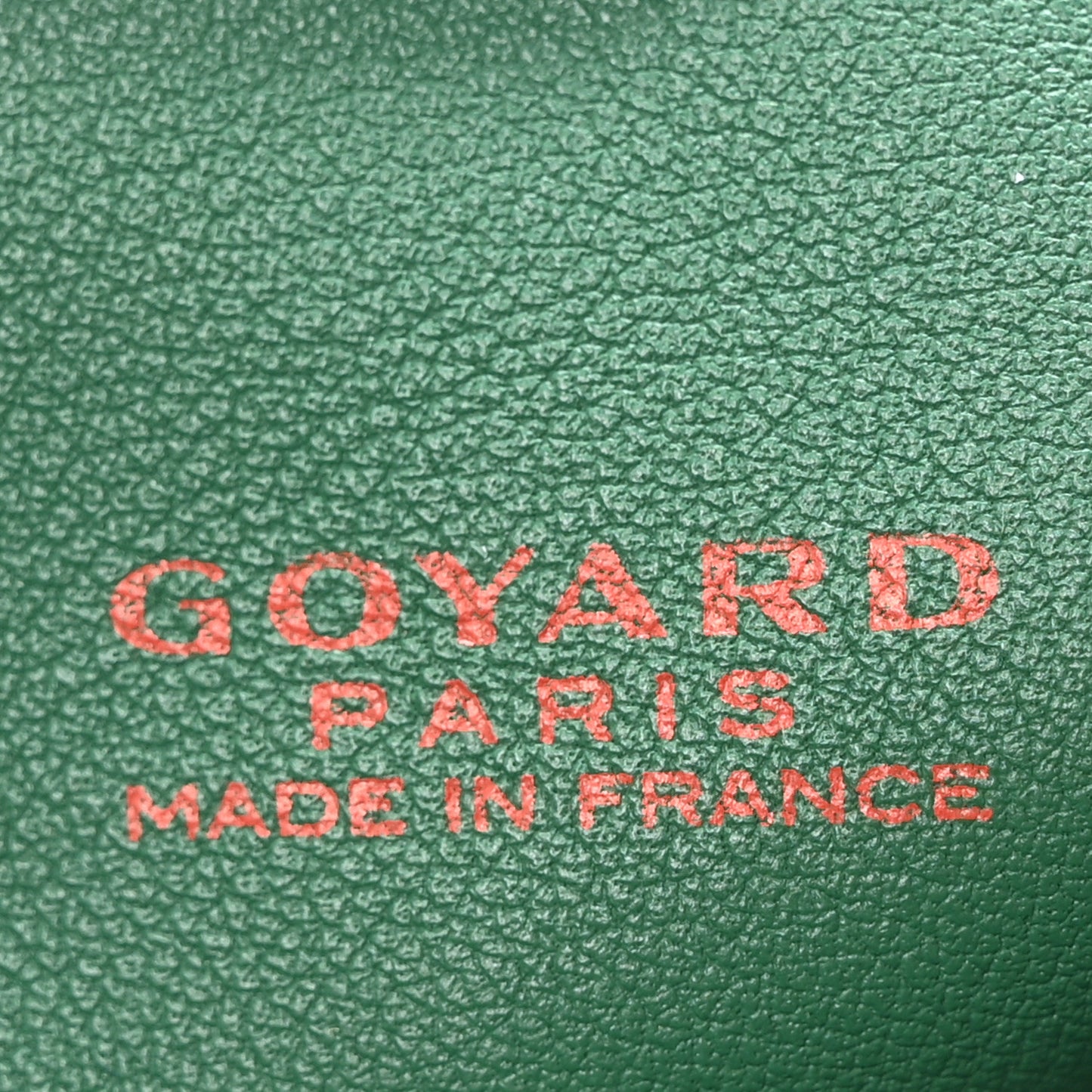 Goyardine Reversible Mini Anjou Green