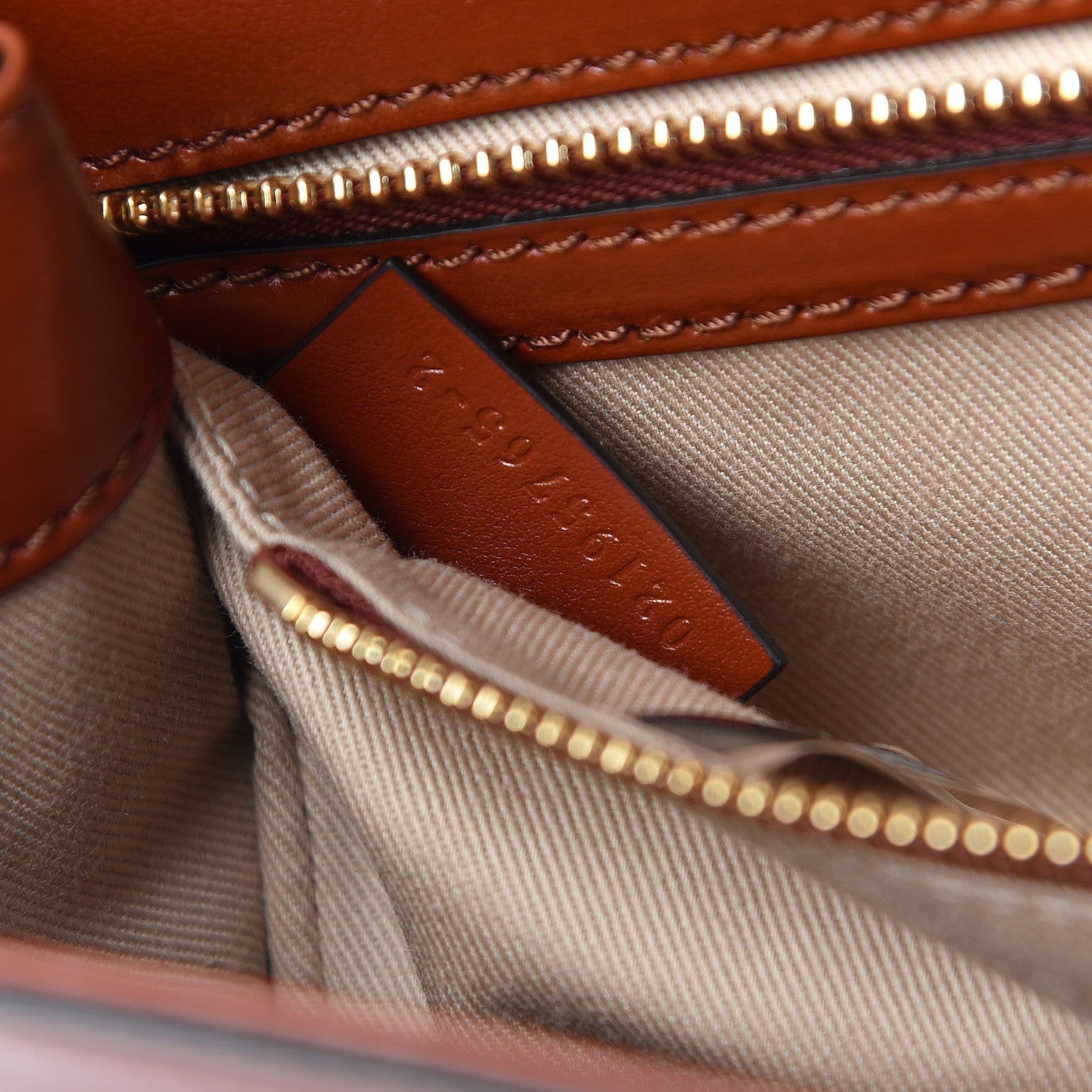 Chloe Calfskin Small C Double Carry Sepia Brown 8 of 11