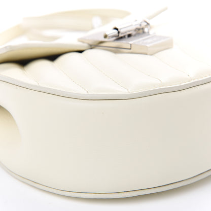 Chloe Calfskin Quilted Mini Drew Bijou Shoulder Bag Natural White 6 of 8