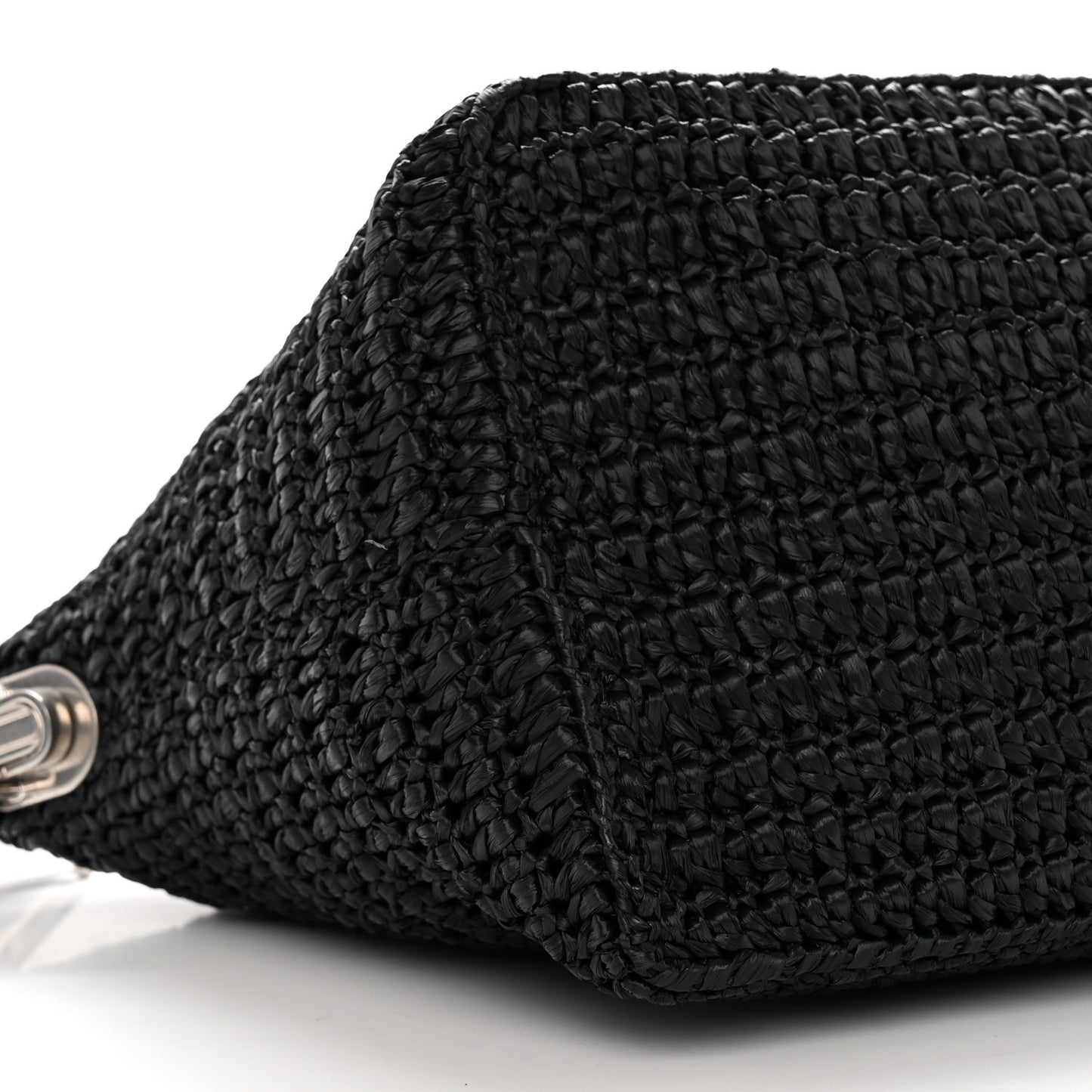 Raffia Le Crossbody Black