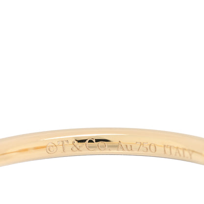 Tiffany 18K Yellow Gold T Wire Ring 53 6.5 4 of 4