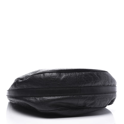 Gucci Guccissima Medium GG Twins Hobo Black 3 of 12