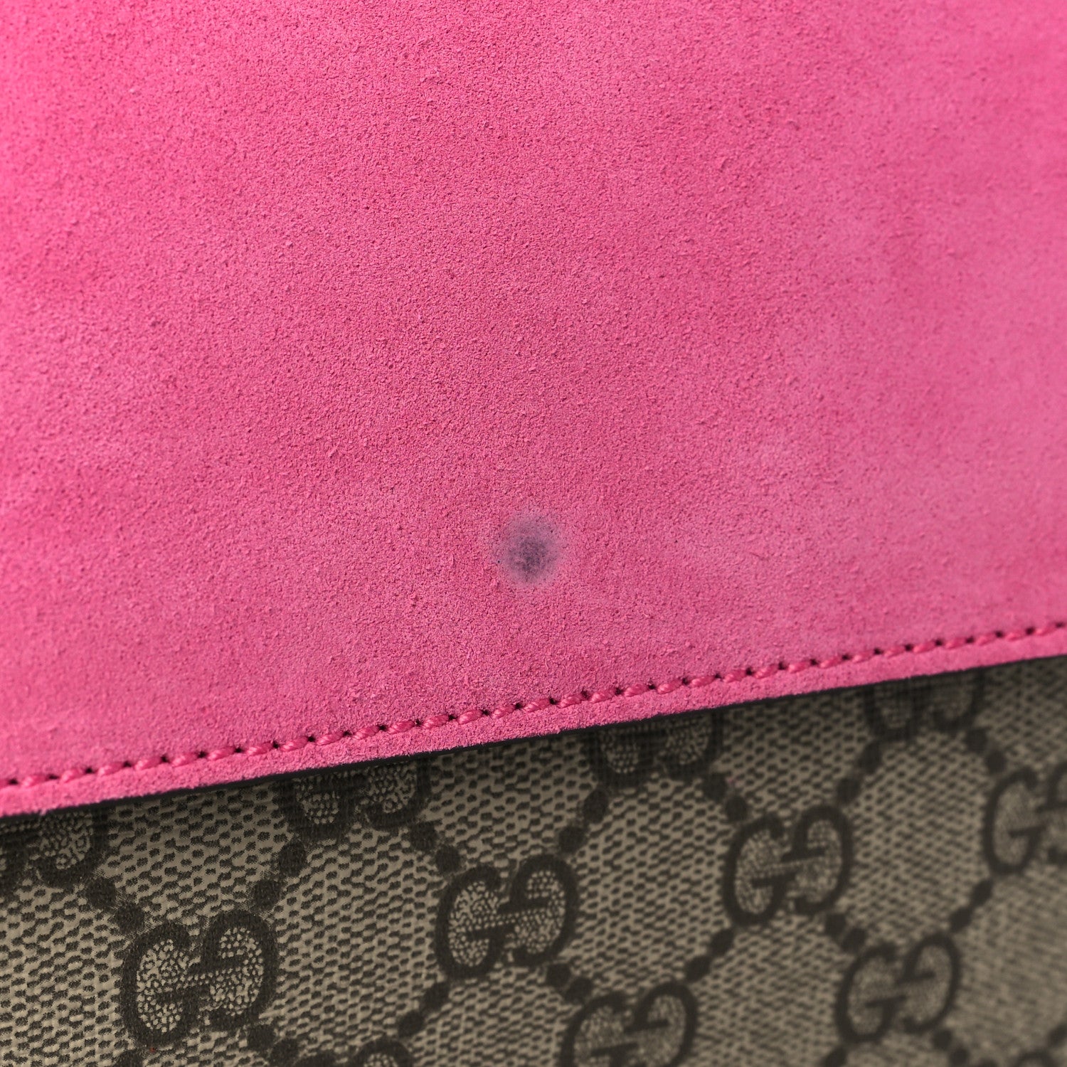 Gucci GG Supreme Monogram Small Dionysus Shoulder Bag Pink 10 of 11