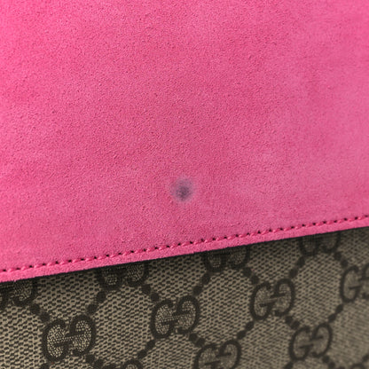 Gucci GG Supreme Monogram Small Dionysus Shoulder Bag Pink 10 of 11