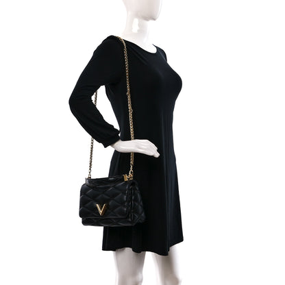 Louis Vuitton Lambskin Malletage Top Handle GO-14 MM Black 2 of 10