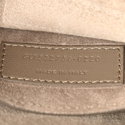 Saint Laurent Suede Monogram Book Bag Grey 6 of 9