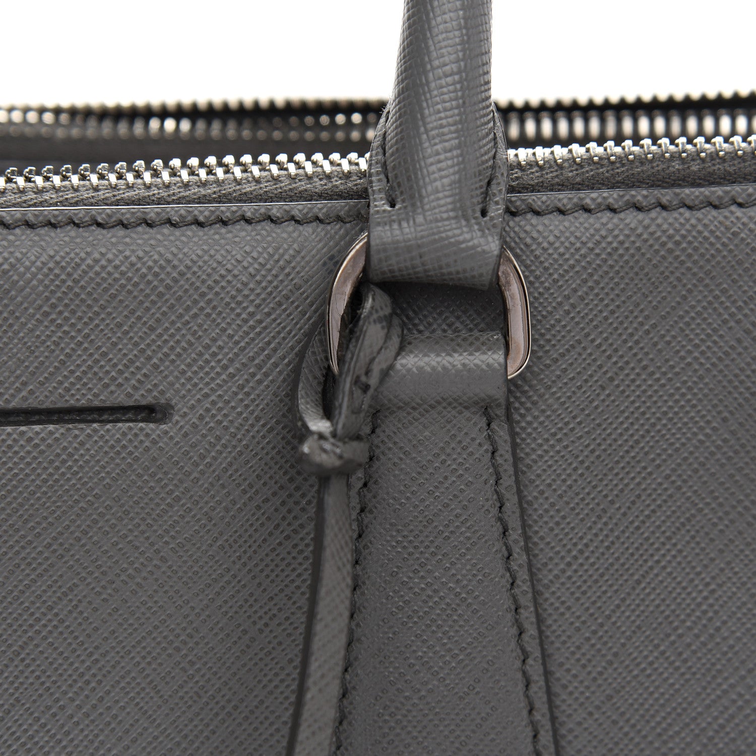Prada Saffiano Medium Galleria Double Zip Tote Marmo 9 of 12