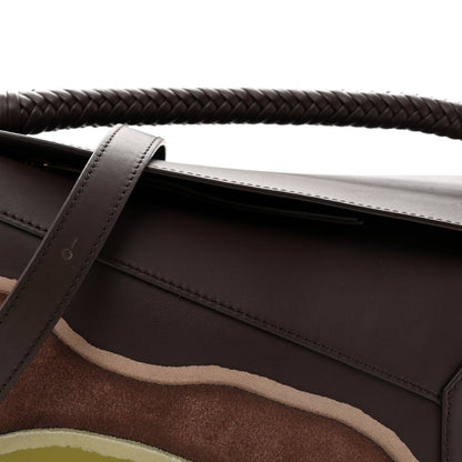 Loewe Calfskin Landscape Small Puzzle Bag Chocolate Light Moss 7 of 10