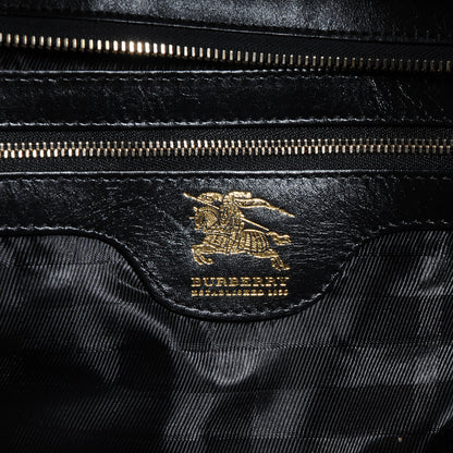 Burberry Leather XL Manor Tote Black 6 of 9