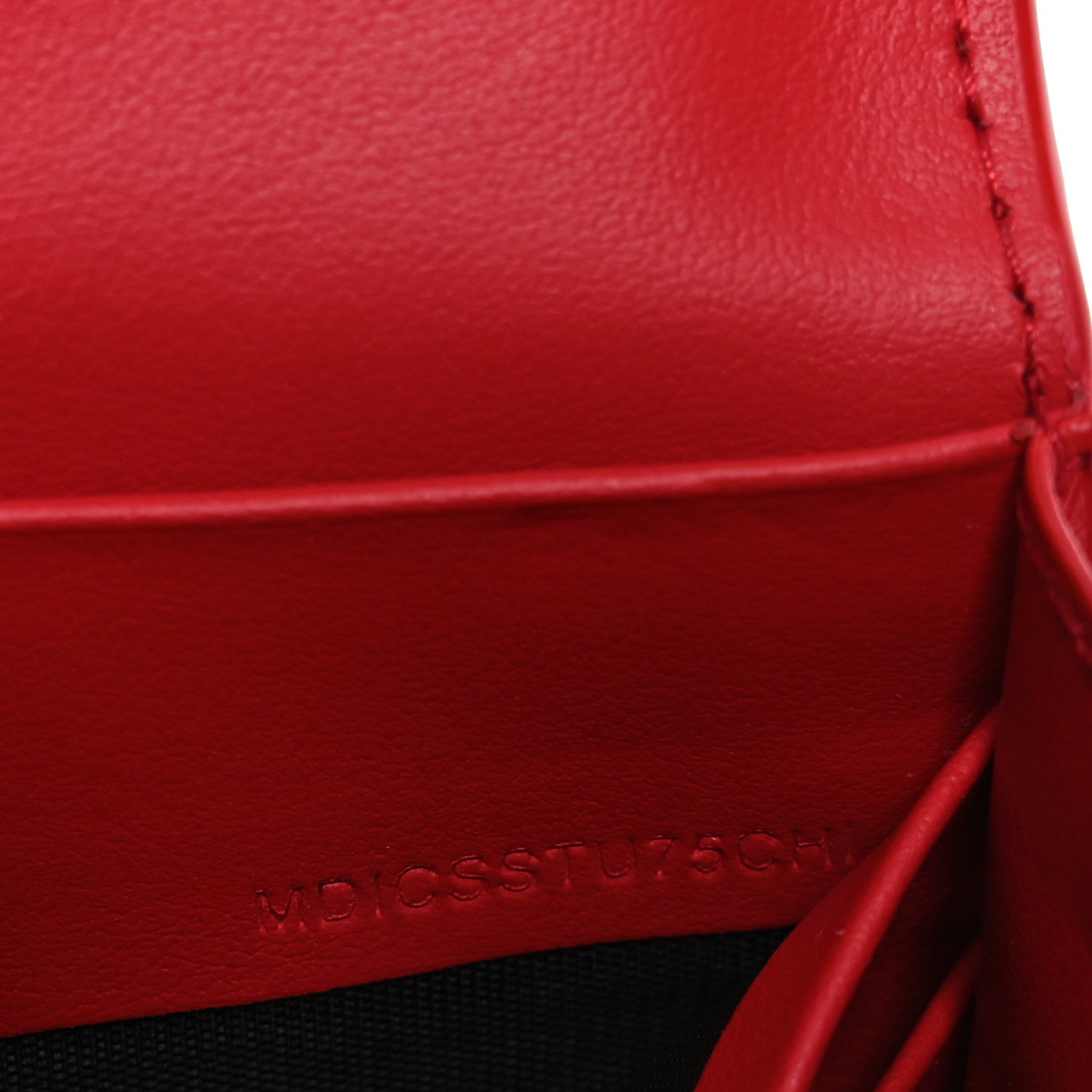 Burberry Grainy Calfskin Logo Henley Wallet  Red 11 of 11