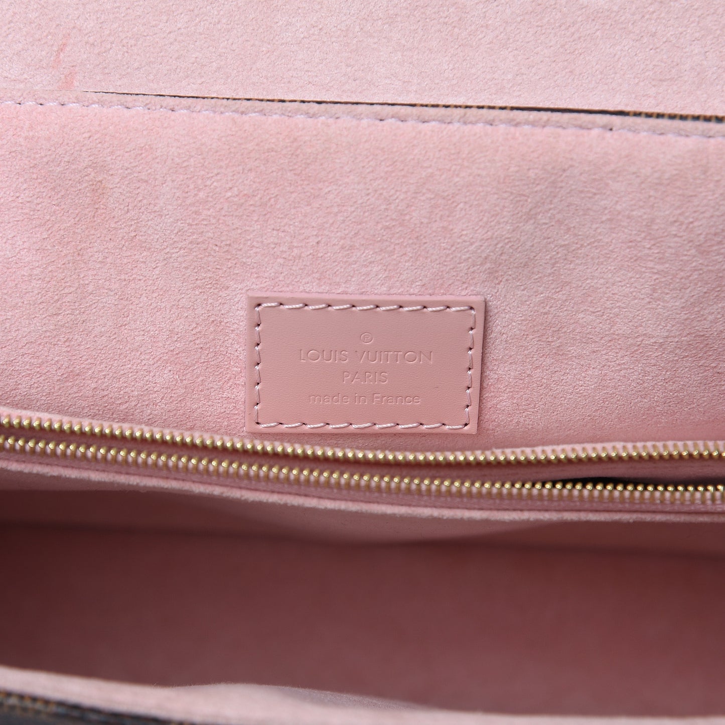 Damier Ebene Caissa Clutch Rose Ballerine