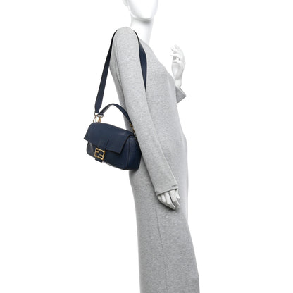 Fendi Cuoio Romano Selleria Baguette Indaco 2 of 9