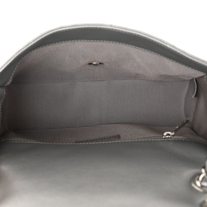 Chanel Metallic Lambskin Medium Chain All Over Flap Silver 5 of 12