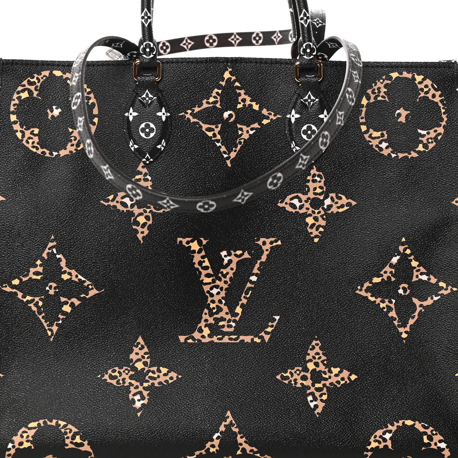 Louis Vuitton LOUIS VUITTON Monogram Giant Jungle Onthego GM Black 7 of 9