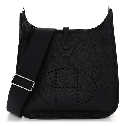 Hermes Taurillon Clemence Evelyne III PM Caban 1 of 10