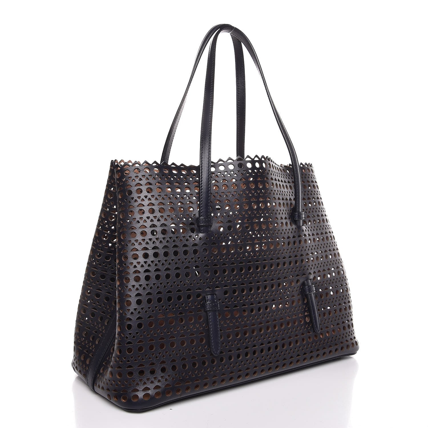 Alaia Calfskin Vienne Mina 32 Bag Black 4 of 9