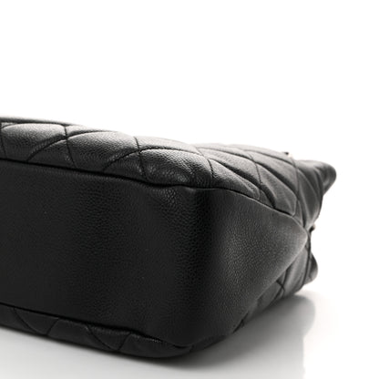 Chanel Quilted Grand Shopping Tote GST Black 20 of 21