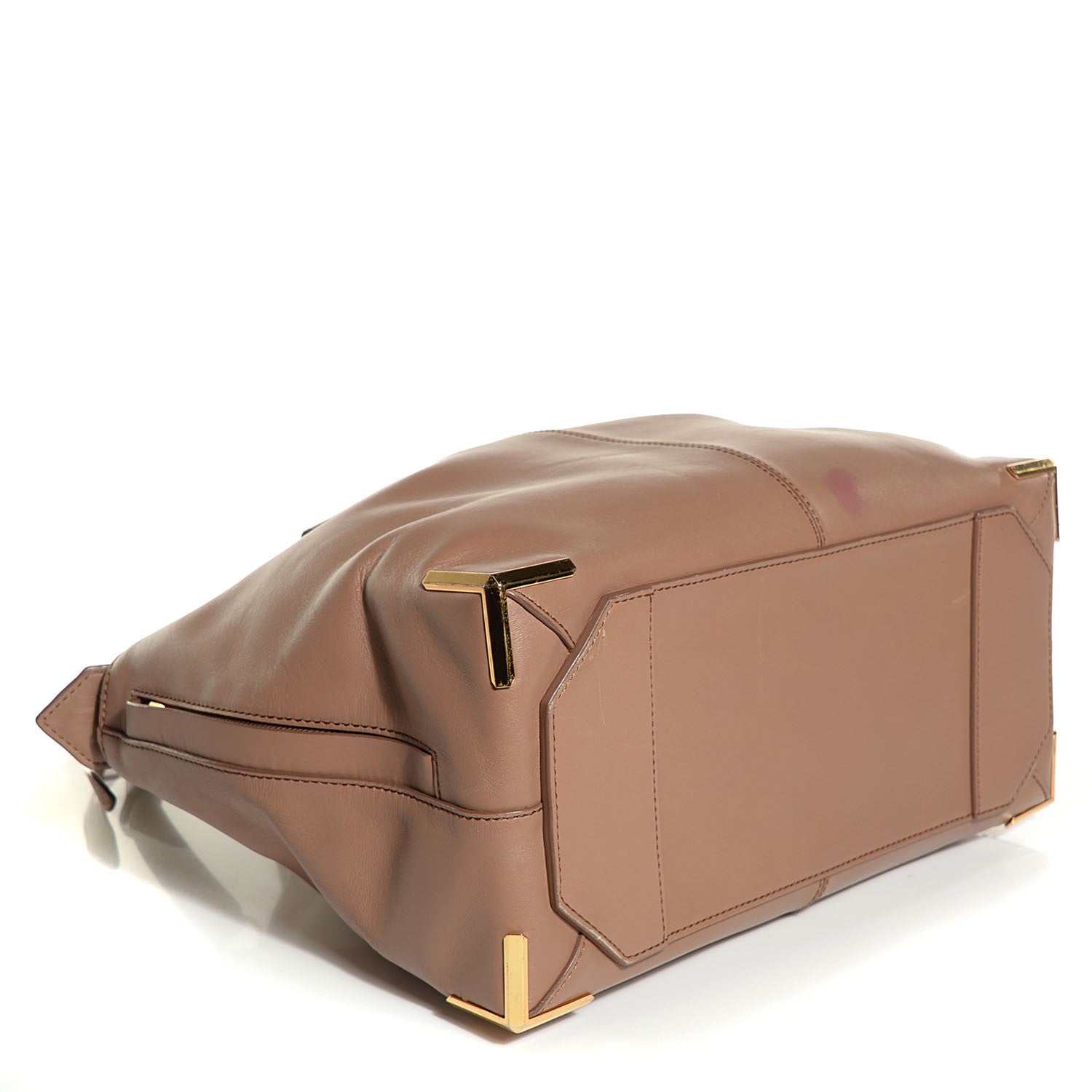 Alexander Wang Smooth Calfskin Prisma Skeletal Satchel Latte 4 of 10