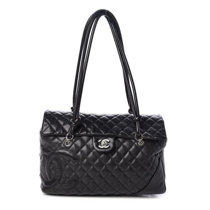 Chanel Calfskin Quilted Large Cambon Flap Black 1 of 19