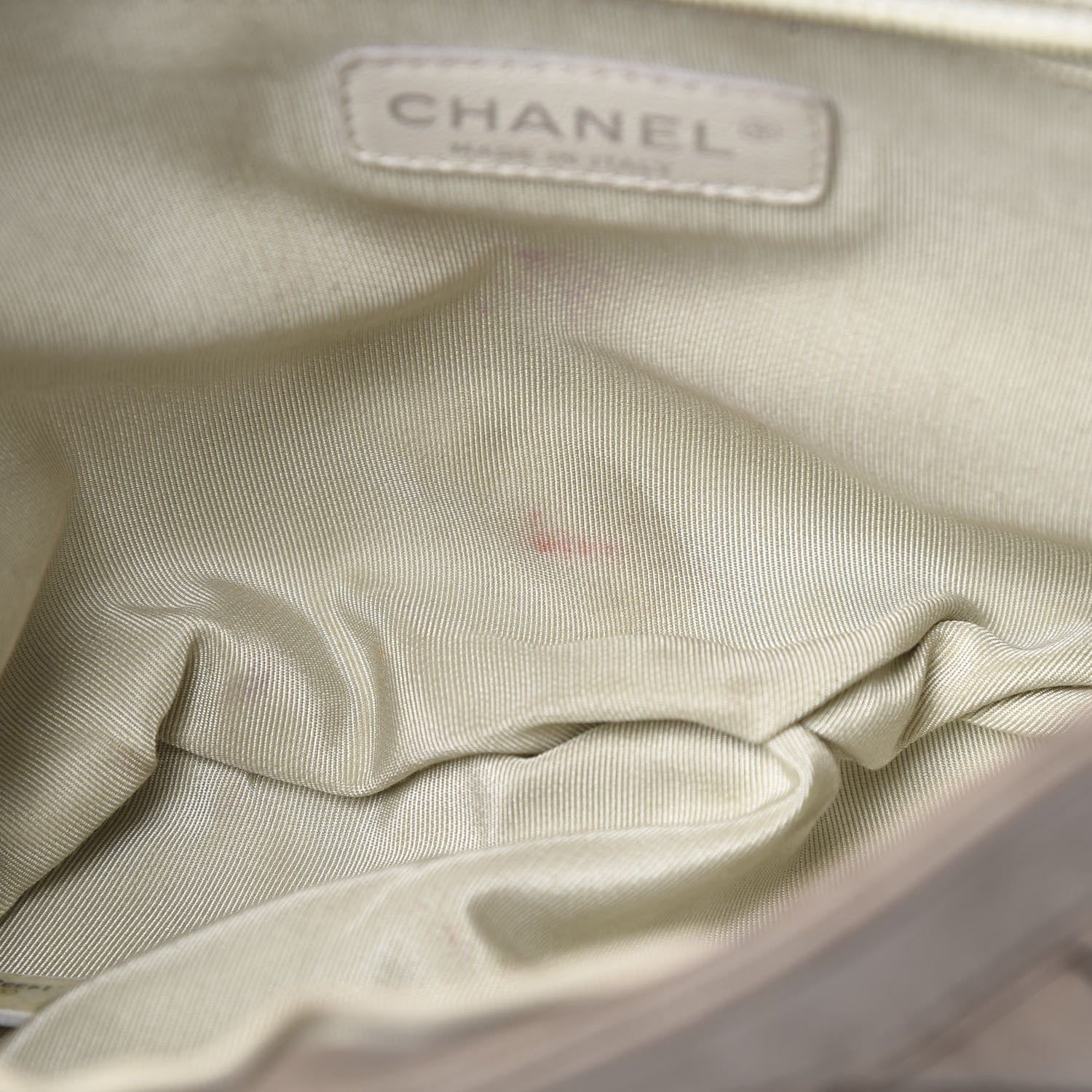 Chanel Washed Lambskin Quilted Medium Chain Around Messenger Taupe 11 of 15