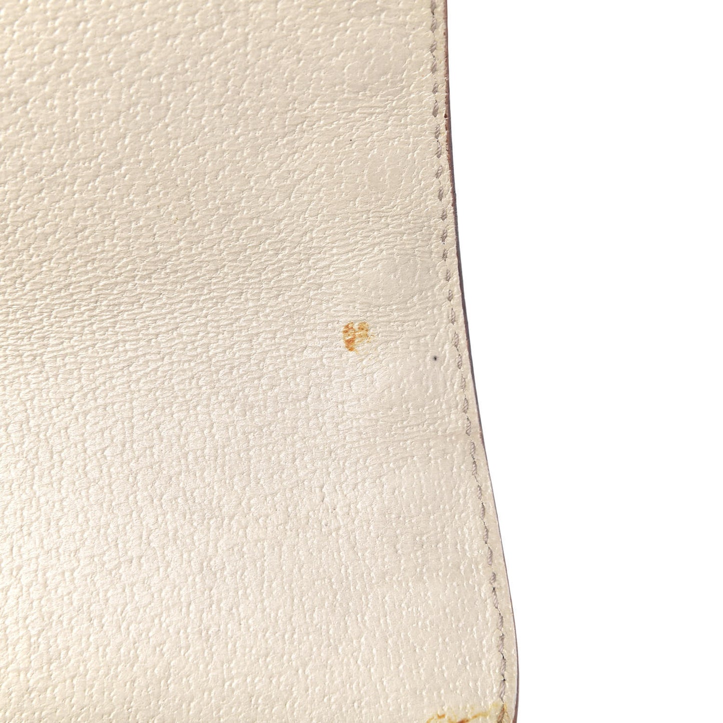 Monogram Studded Pelham Runway Flap Bag White