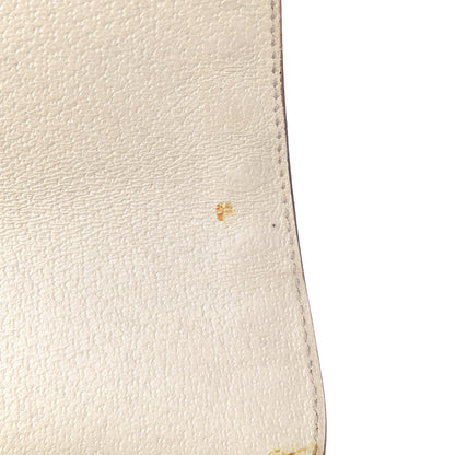 Gucci Monogram Studded Pelham Runway Flap Bag White 8 of 11