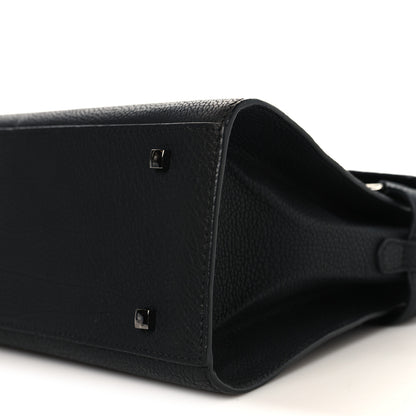 Delvaux Grained Calfskin GM Tempete Satchel Black 10 of 10