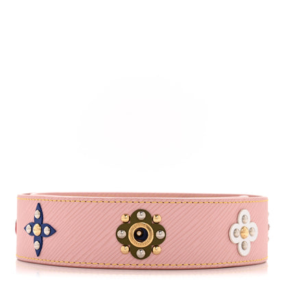 Louis Vuitton Epi Mechanical Flowers Bandouliere Shoulder Strap Rose Ballerine 2 of 8