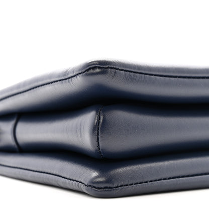 Louis Vuitton Lambskin Embossed Monogram Coussin PM Navy 10 of 13